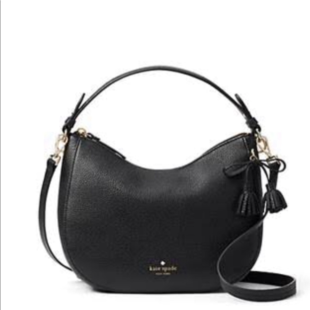 Kate Spade black pebble handbag.